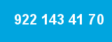 922 143 41 70